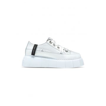 Pantofi de piele flatform