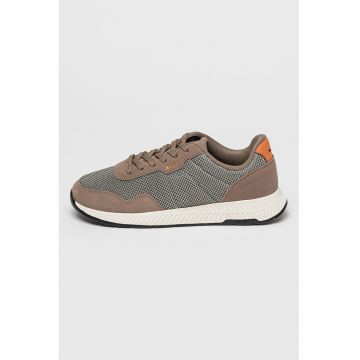 Pantofi sport cu garnituri de piele intoarsa Titanium