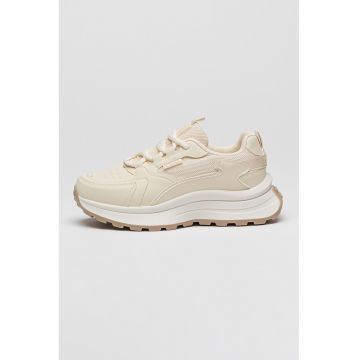 Pantofi sport cu garnituri din piele ecologica