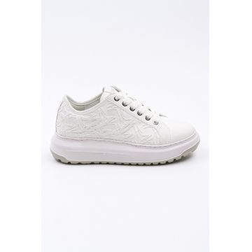 Pantofi sport cu insertie din piele