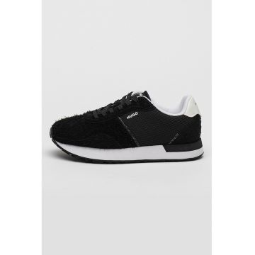 Pantofi sport cu insertii de piele intoarsa Kyria