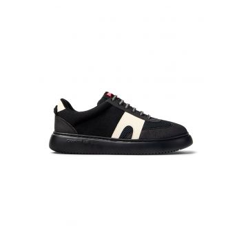 Pantofi sport cu insertii de piele nabuc Runner