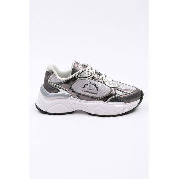 Pantofi sport cu insertii din piele