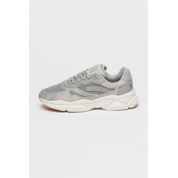 Pantofi sport cu insertii din piele intoarsa Belle