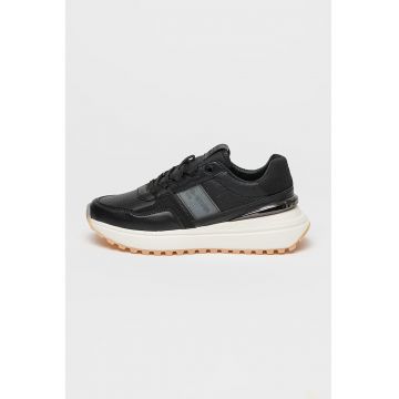 Pantofi sport cu insertii din piele intoarsa Lyn