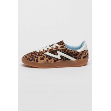 Pantofi sport de piele ecologica cu sireturi Giia