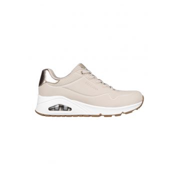 Pantofi sport de piele ecologica Uno Shimmer Away