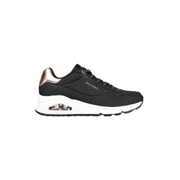 Pantofi sport de piele ecologica Uno Shimmer Away
