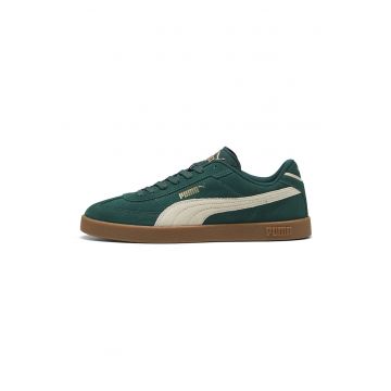 Pantofi sport de piele intoarsa cu logo