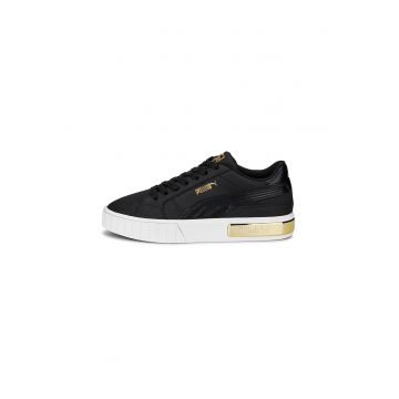 Pantofi sport din piele cu logo Cali Star Glam