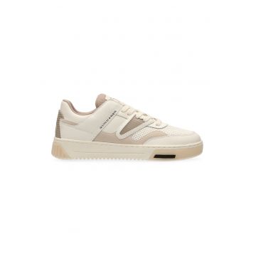 Pantofi sport din piele intoarsa si piele