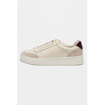 Pantofi sport din piele si piele intoarsa Zoe