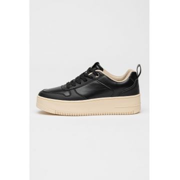 Pantofi sport flatform de piele ecologica Noller