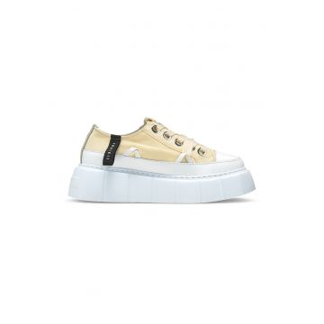 Pantofi sport flatform - din material textil
