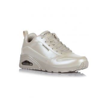 Pantofi sport dama  Uno Galactic Gal - piele naturala - talpa rezistenta - crem