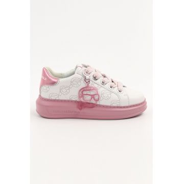 Pantofi sport de piele cu imprimeu logo Kapri