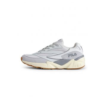 Pantofi sport de piele si piele ecologica cu garnituri de material textil V94M