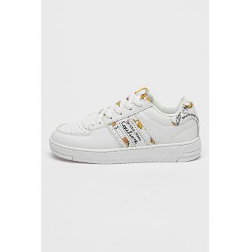 Pantofi sport de piele si piele ecologica cu imprimeu Meyssa