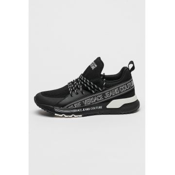 Pantofi sport de plasa cu garnituri de piele ecologica Dynamic