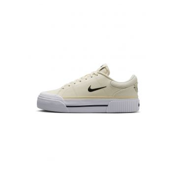 Pantofi sport din piele cu garnituri din material textil Court Legacy