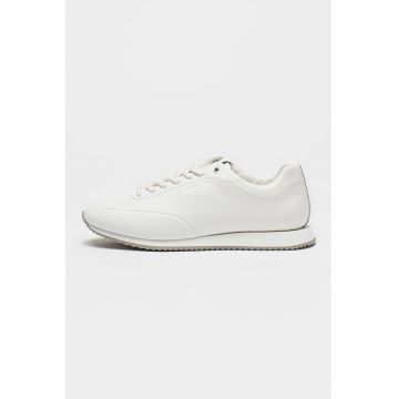 Pantofi sport din piele cu logo