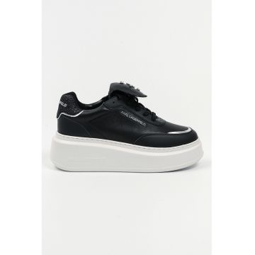 Pantofi sport din piele cu strasuri