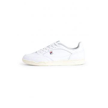 Pantofi sport low-cut din piele - Alb murdar -