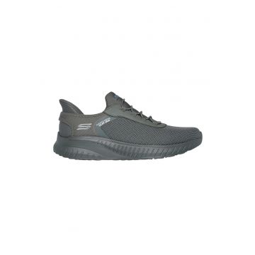 Pantofi sport slip-in din plasa si material sintetic Bobs